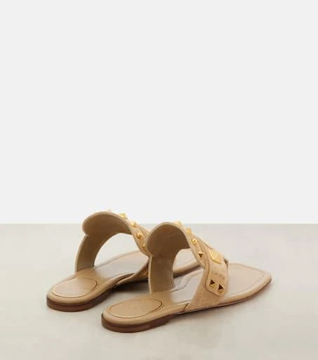 Valentino Plaster Caster suede thong sandals 2