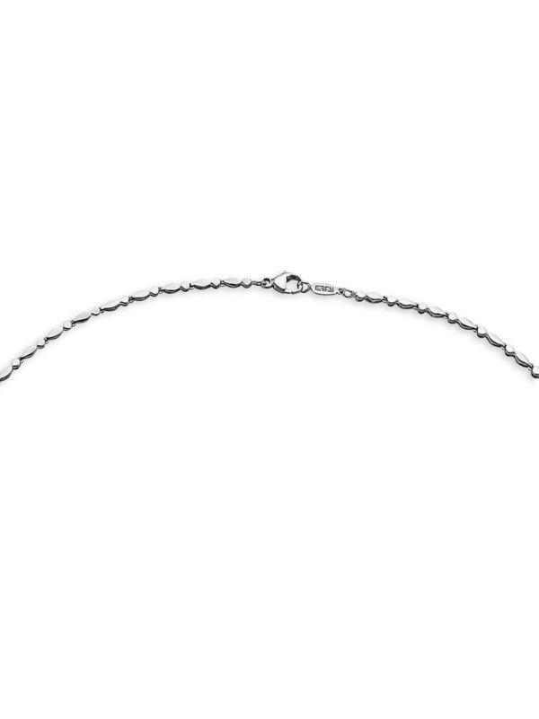 Effy 14K White Gold, Sapphire & Diamond Choker Necklace