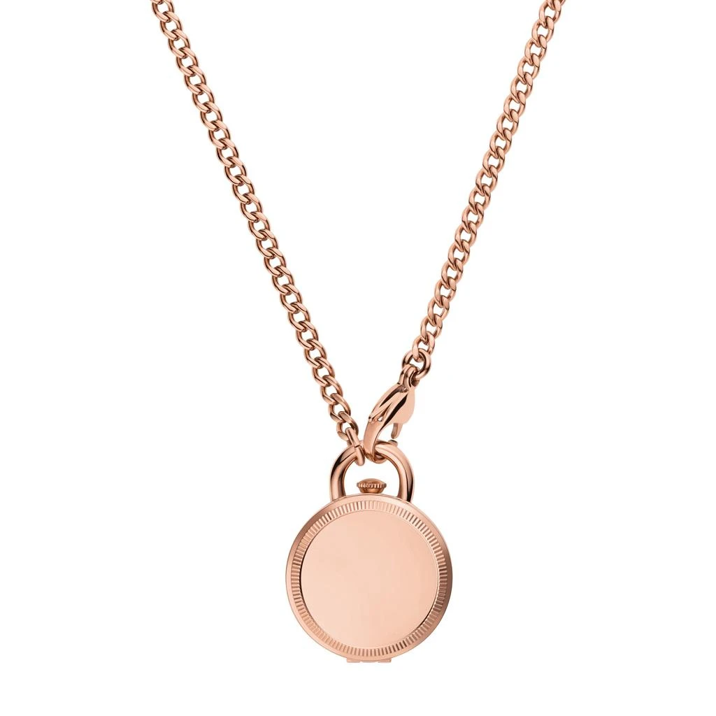 Fossil Women's Jacqueline Three-Hand, Rose Gold-Tone Stainless Steel Watch Locket 1