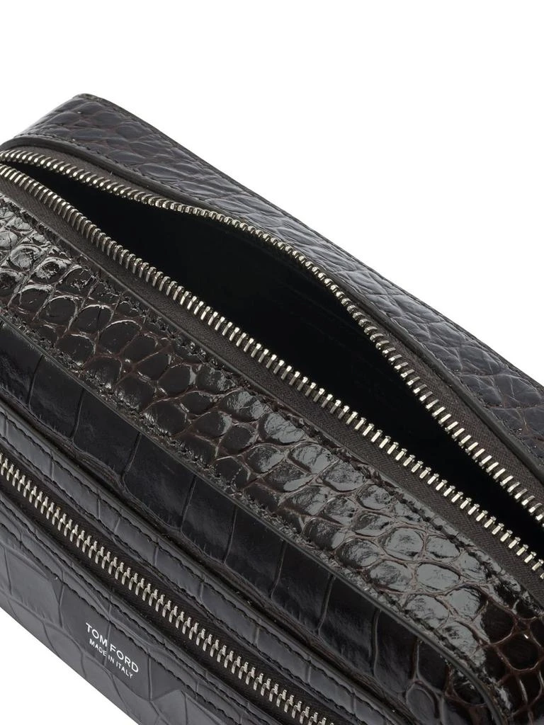 Tom Ford Tom Ford Embossed Zipped Wash Bag 5