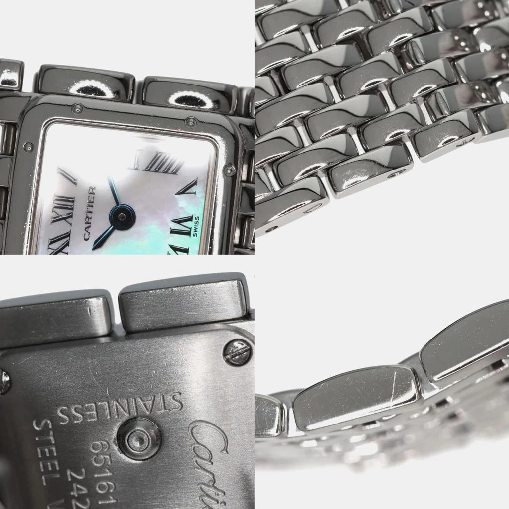 Cartier Cartier White Stainless Steel Panthere Ruban Quartz Women's Wristwatch 21 mm 9