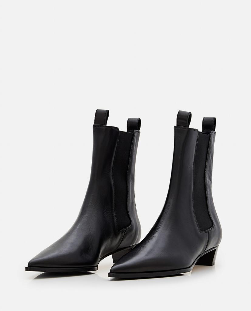 aeyde Kiki Leather Pointed Toe Boots