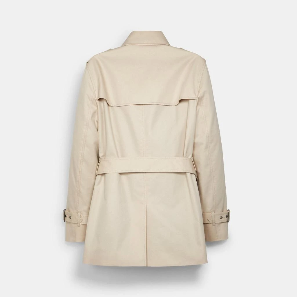 Coach Coach Outlet Solid Short Trench 1