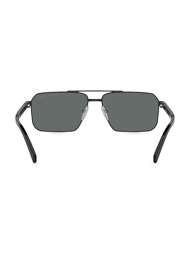 Prada 61MM Rectangular Sunglasses 7