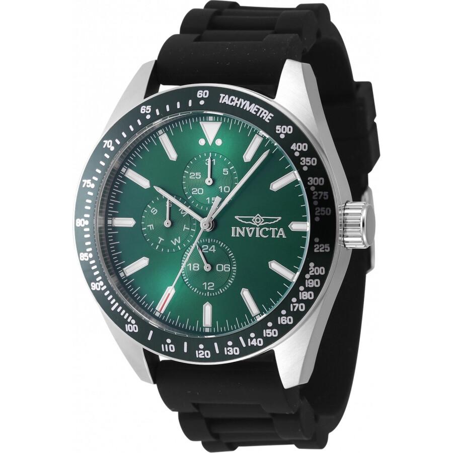 Invicta Aviator Quartz Green Dial Men's Watch 47591