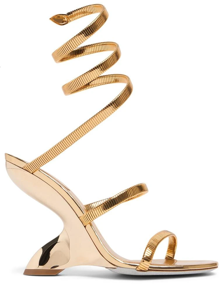 Rene Caovilla 105mm Metal Wedge Sandals 1