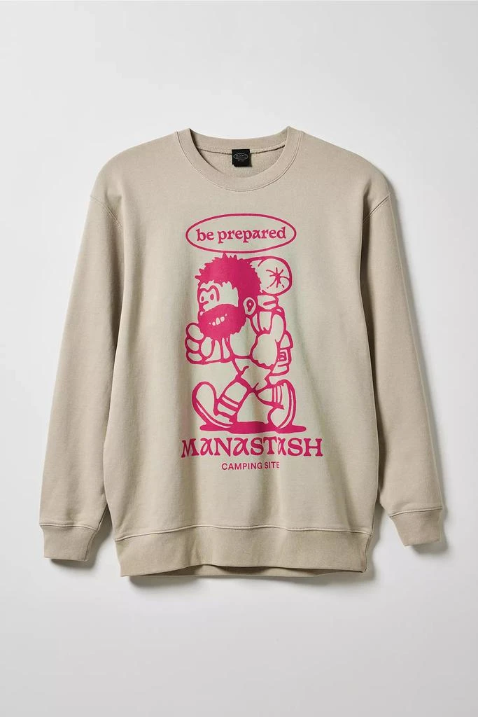 Manastash Manastash Be Prepared Graphic Crew Neck Sweatshirt 2