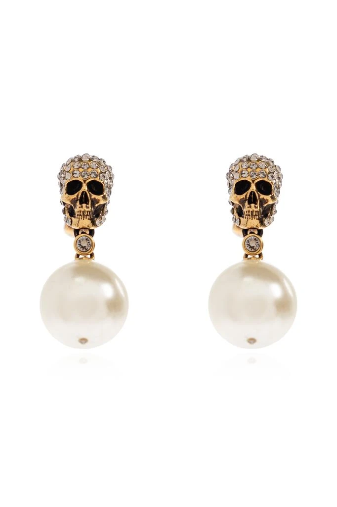 Alexander McQueen Earrings with shimmering crystals