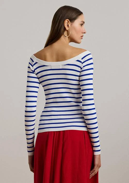 Ralph Lauren Ralph Lauren Striped Ballet Neck Sweater 2