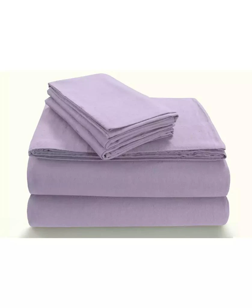 Tribeca Living Flannel Extra Deep Pocket Sheet Set, Twin 5