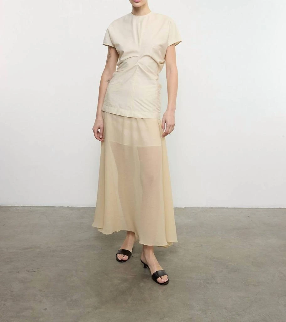 white christmas dresses Japanese Yoryu Chiffon Dress