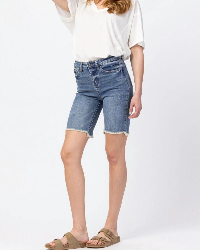 Judy Blue Judy Blue - High Waisted Bermuda Denim Shorts 2