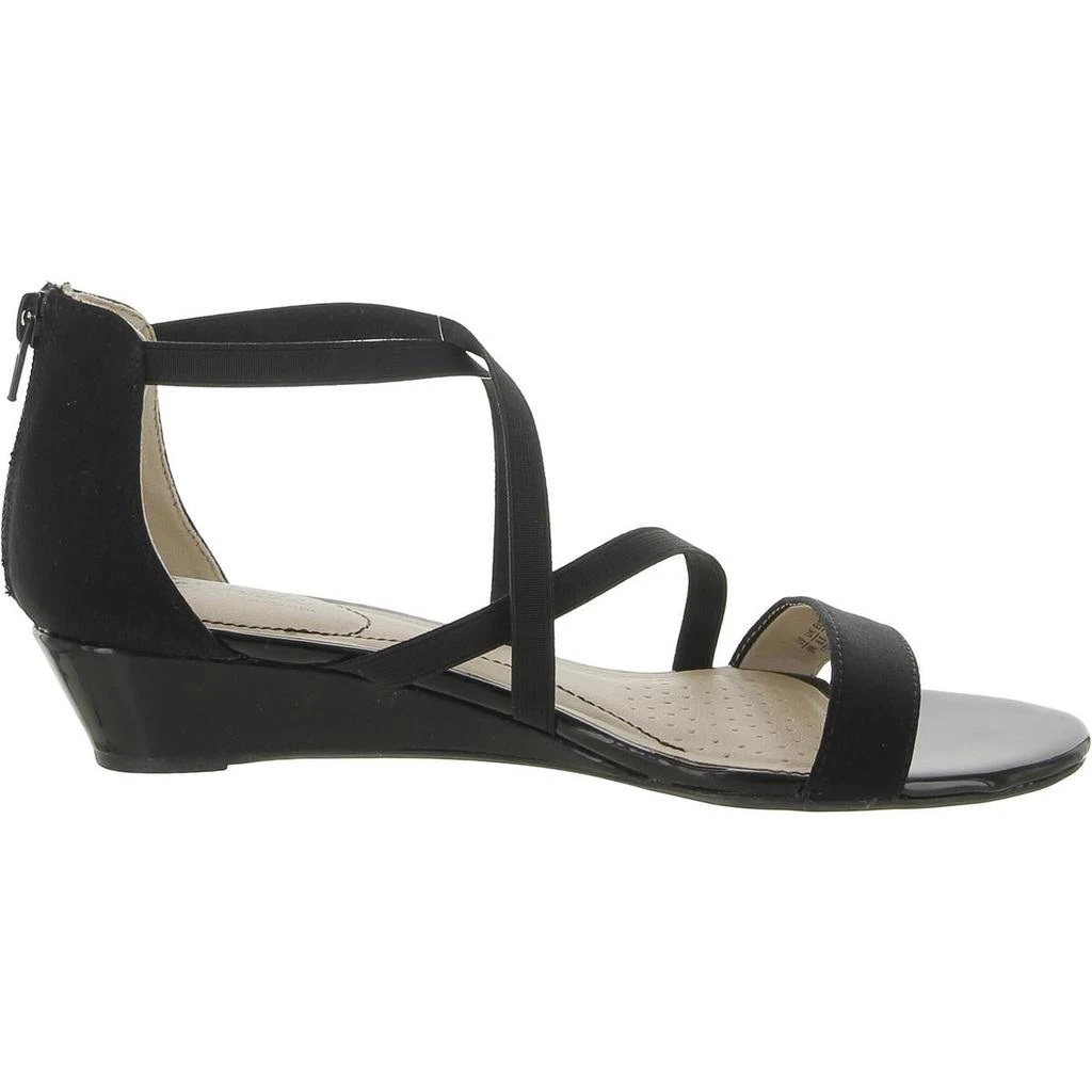 LifeStride Yolanda 2 Womens Faux Suede Strappy Wedge Sandals 2