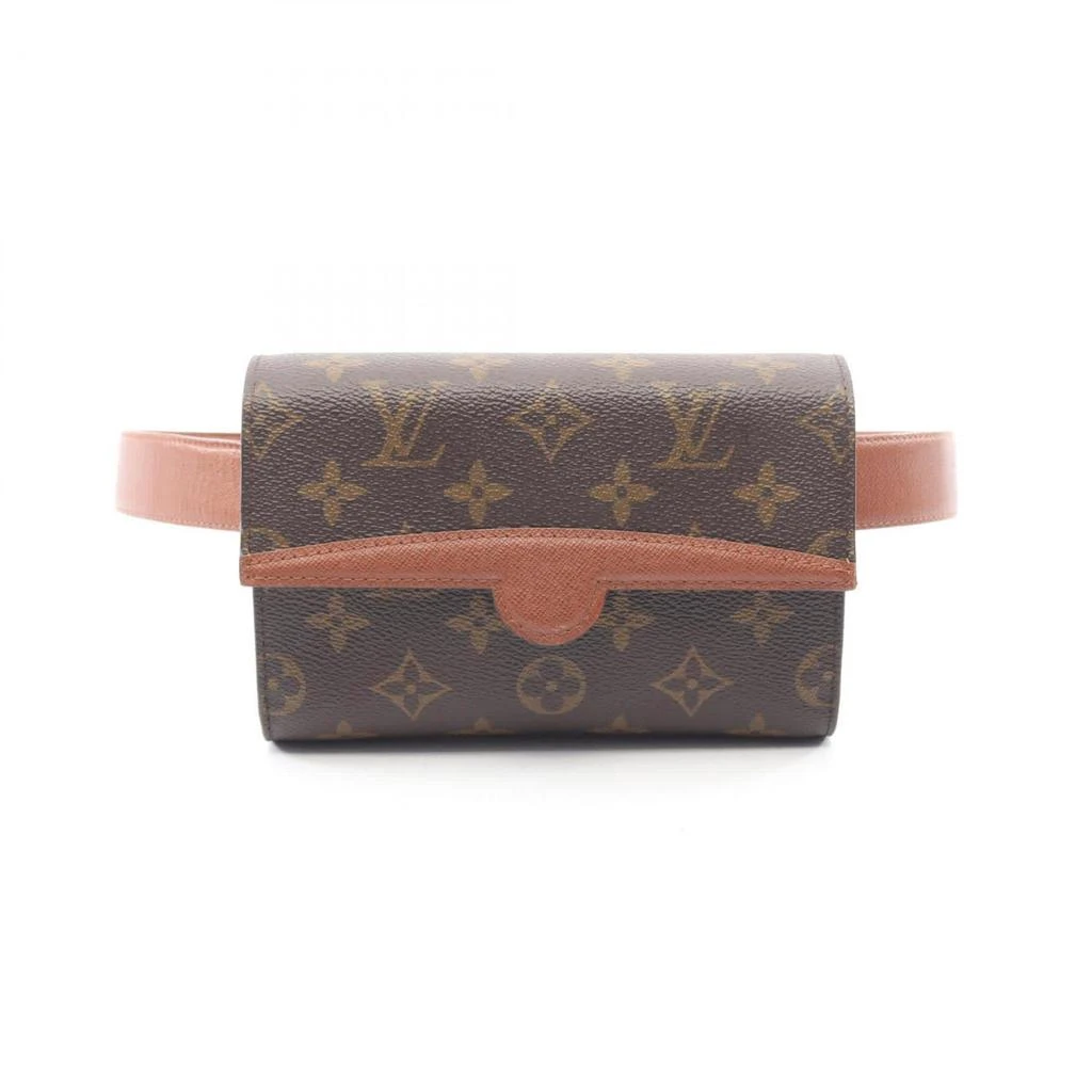 Louis Vuitton Monogram Coated Canvas Leather Fanny Pack Sling Bag (Pre-Owned)