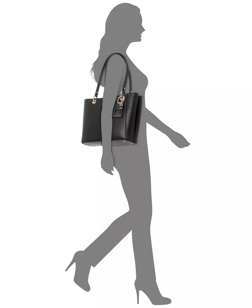 GUESS Noelle Small Double Compartment Top Zip Tote Bag 2