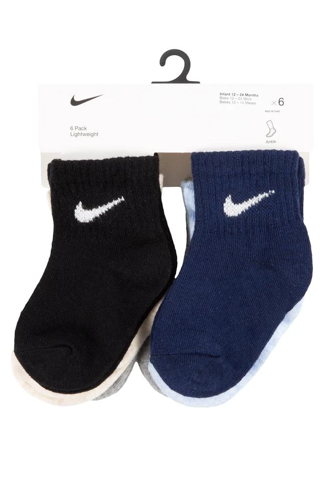 NIKE Assorted 6-Pack Cotton Blend Socks 5