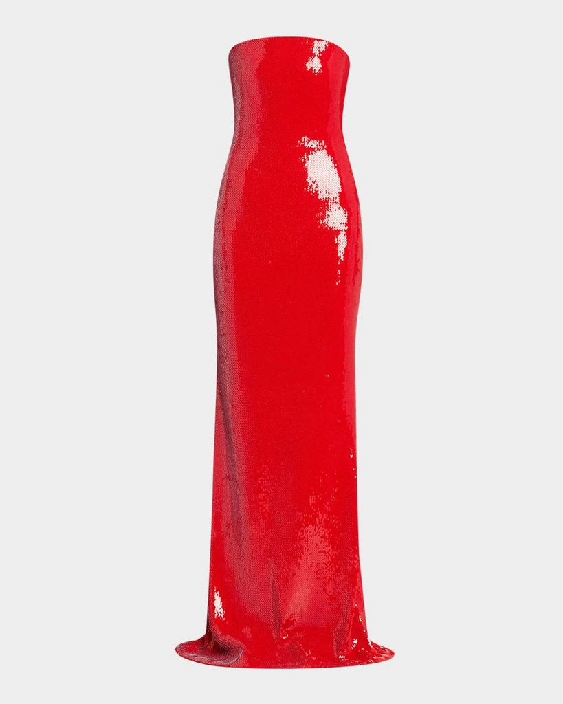 Sergio Hudson Strapless Sequined Gown - Dresses & Skirts - Free Shipping -  BeyondStyle