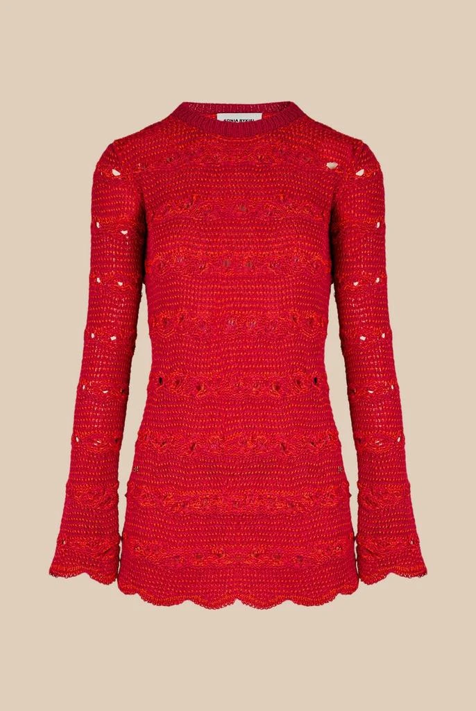 SONIA RYKIEL Robe - Raye Fuchsia Et Corail - Femme 1