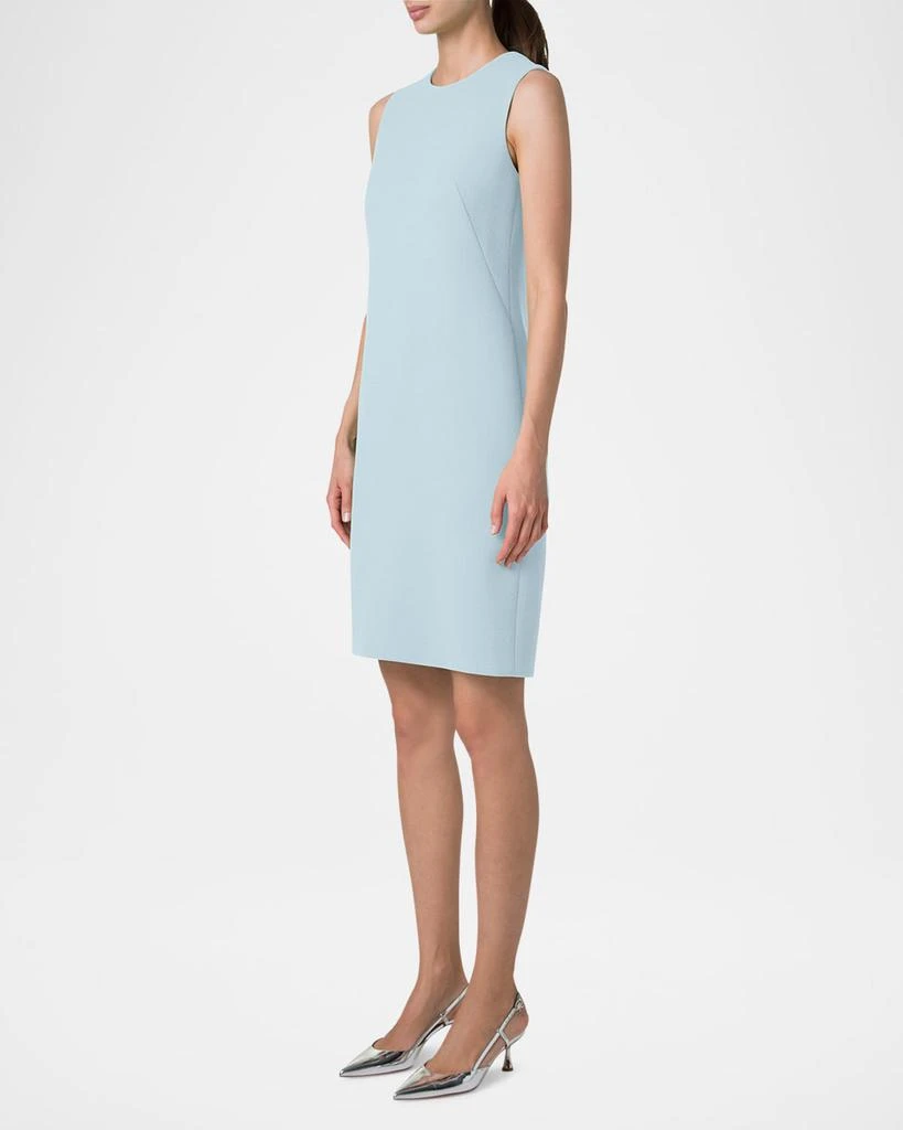 Akris Sleeveless Wool Crepe Double-Face Sheath Dress 4