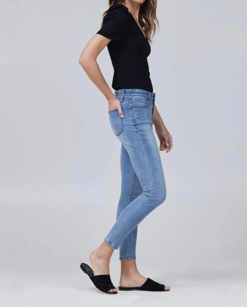 LILA RYAN Louise Mid-Rise Skinny Ankle Jeans In Randolph 3
