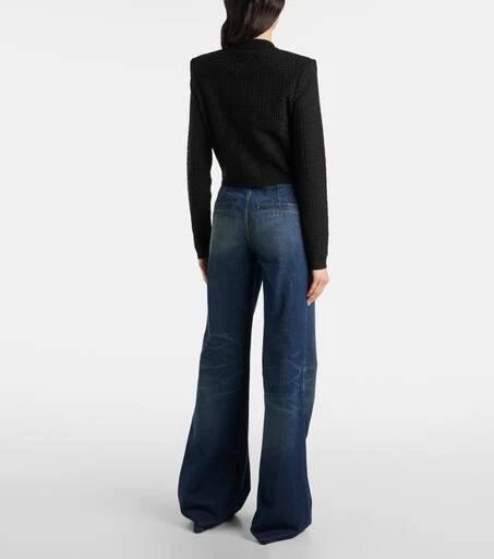 Balmain PB Labyrinth lamé cardigan 3
