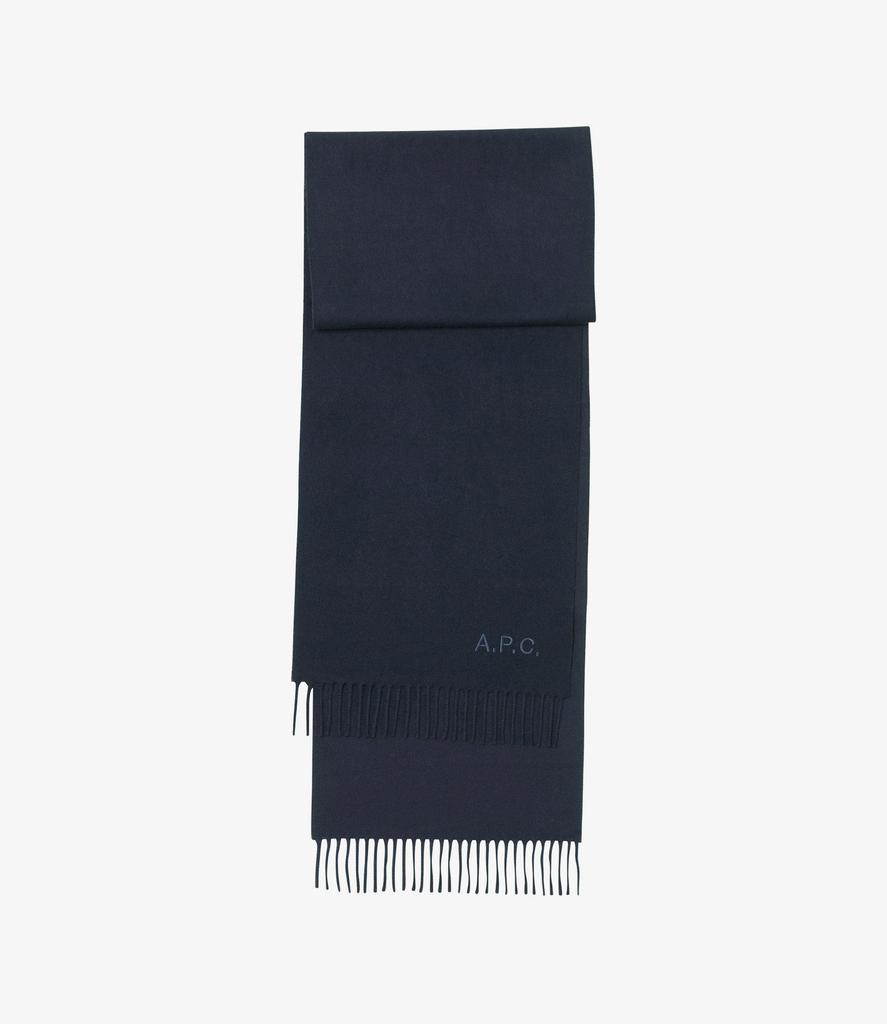 【関税込み】Alix Scarf - A.P.C. - Wool - Black Alix embroidered scarf - Wool - A.P.C. Accessories