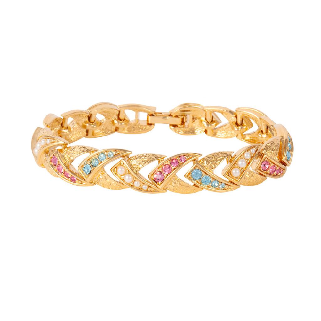 Susan Caplan Vintage 1980s vintage dorlan pastel bracelet