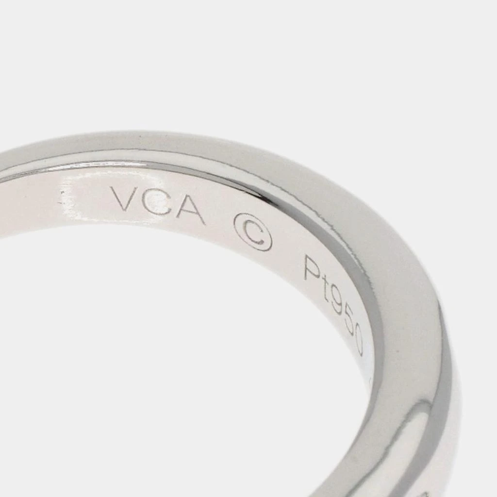 Van Cleef & Arpels Van Cleef & Arpels Platinum and Diamond Tendrement Etoile Band Ring EU 49 7
