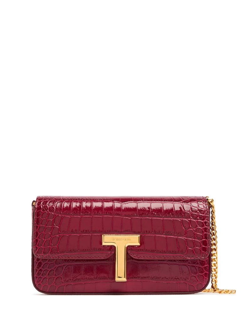 Tom Ford Mini Embossed Shiny Leather Bag 1