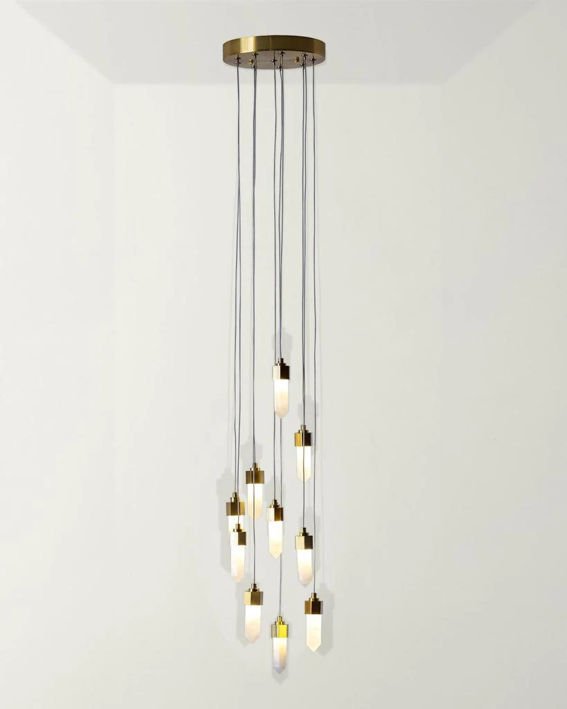 William D Scott Leo 10 Drop Chandelier 1