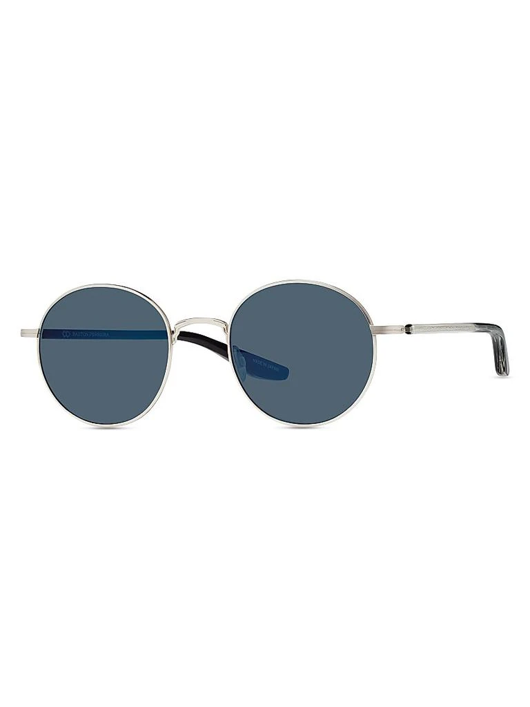 Barton Perreira Caster 50MM Round Sunglasses 1