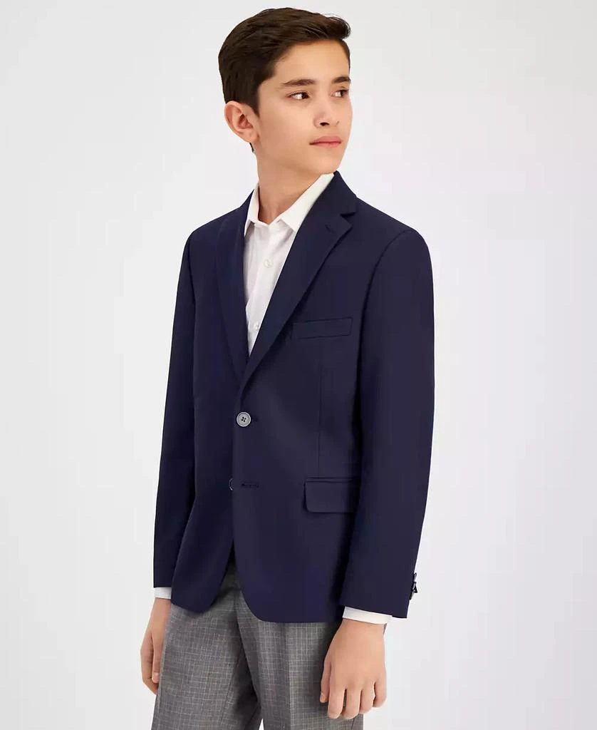 Michael Kors Big Boys Classic Fit Stretch Metal Button Blazer Jacket 1