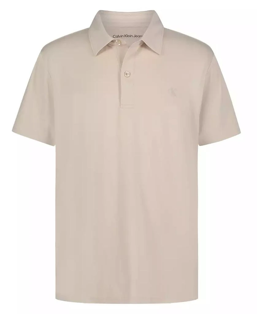 Calvin Klein Boys 8-20 Monogram Detail Tech Polo Shirt new arrivals