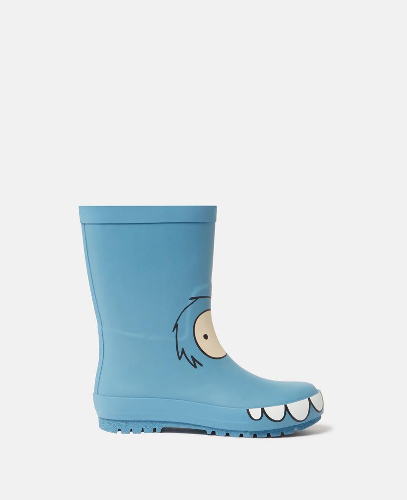 Stella McCartney Stella McCartney - Monster Graphic Wellies, Azure blue, Size: 34