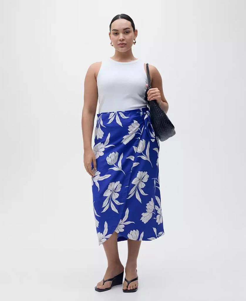Mango Women's Floral Sarong Skirt 5