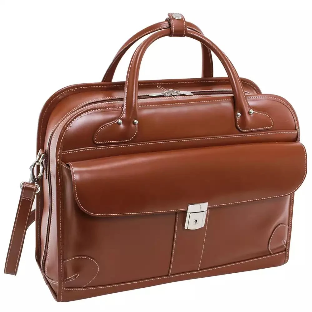 McKlein Lakewood, 15" Fly-Through Checkpoint-Friendly Ladies Laptop Briefcase 10