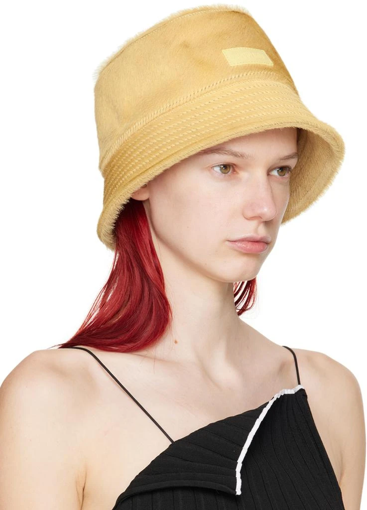 JACQUEMUS Beige Les Sculptures 'Le bob Sperone' Bucket Hat 2