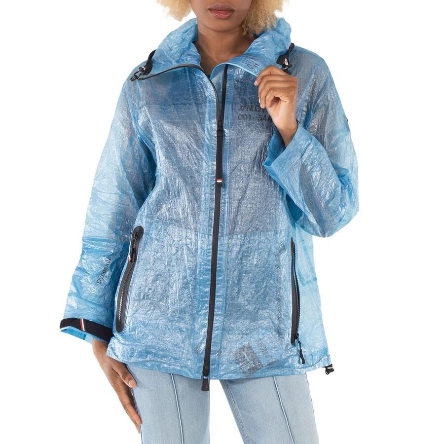 Moncler Moncler Ladies Day-namic Landry Crinkled Jacket - Bright Blue, Brand Size 1 (Small) 1
