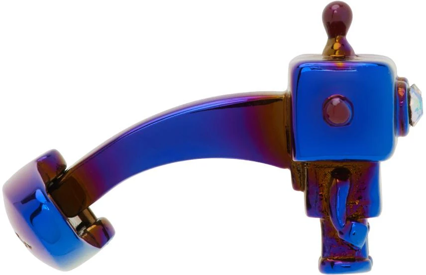 Paul Smith Blue Robot Cuff Links 2