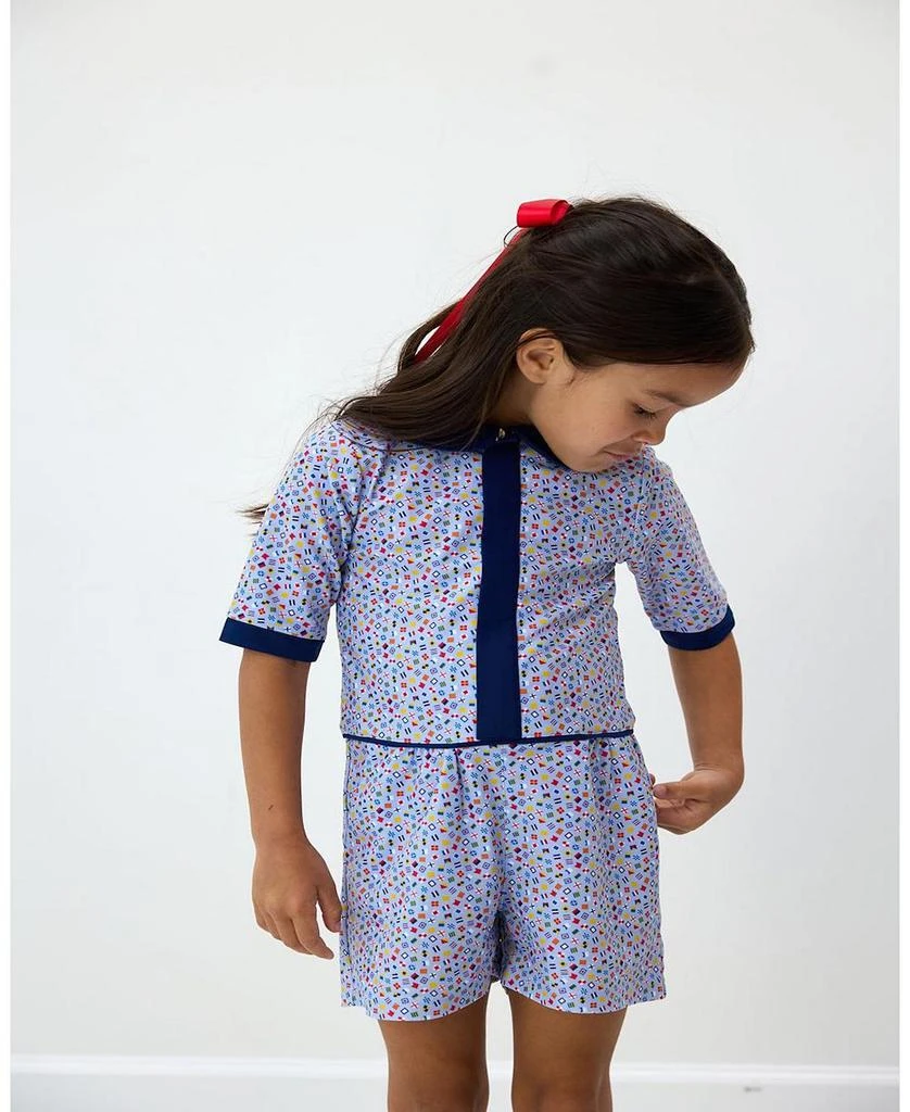 Courtside Kids Girls
 Printed Romper - Little Kid, Big Kid 5