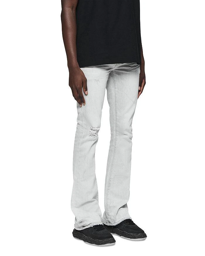 Purple Brand Slim Fit Flared Jeans in Gray 2