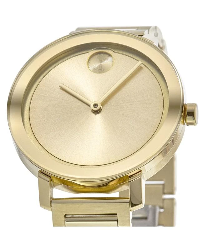 Movado Movado Bold Evolution Champagne Dial Gold Tone Steel Women's Watch 3600648-SD 2