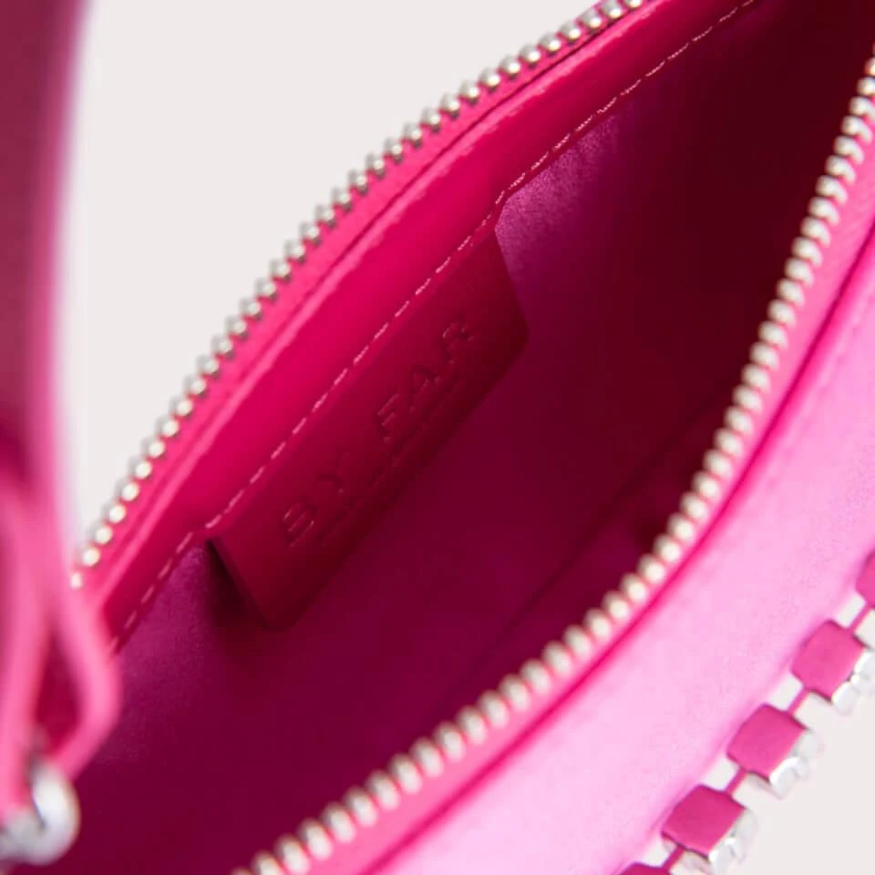 by FAR BY FAR Mini Rachel Satin and Rhinestone Chain Bag 3
