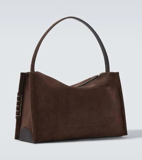 JW Anderson Loafer Large suede shoulder bag 5