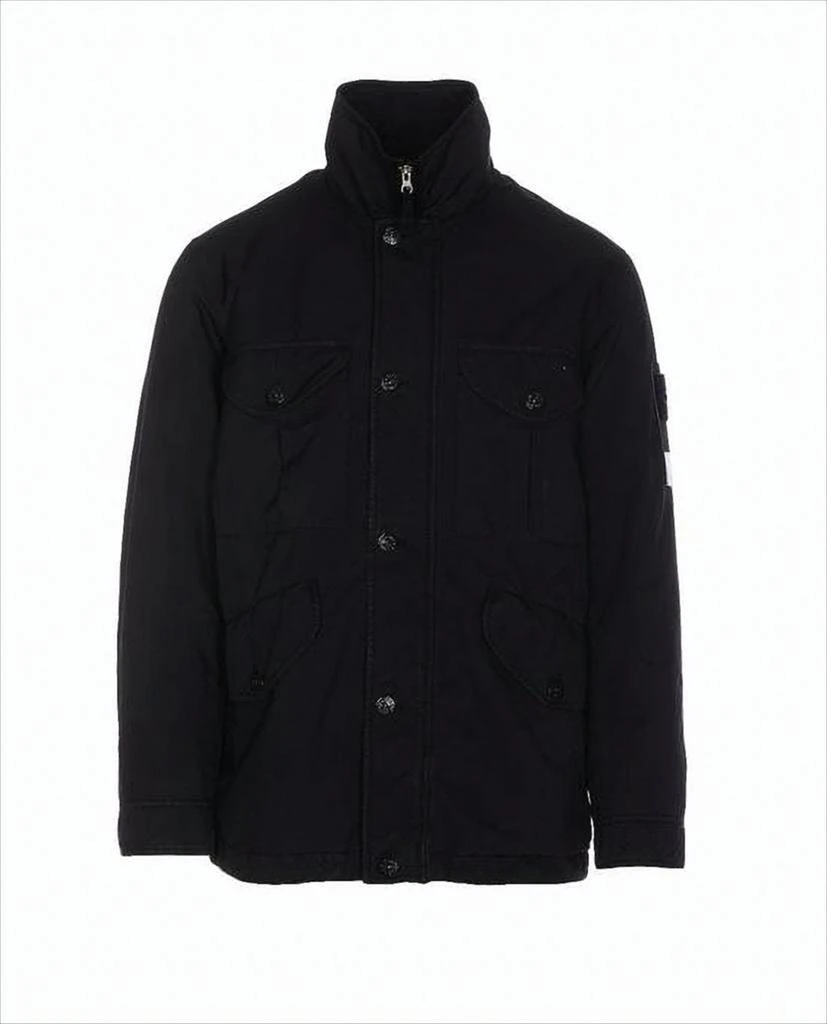 Stone Island High Collar Padded Utility Jacket