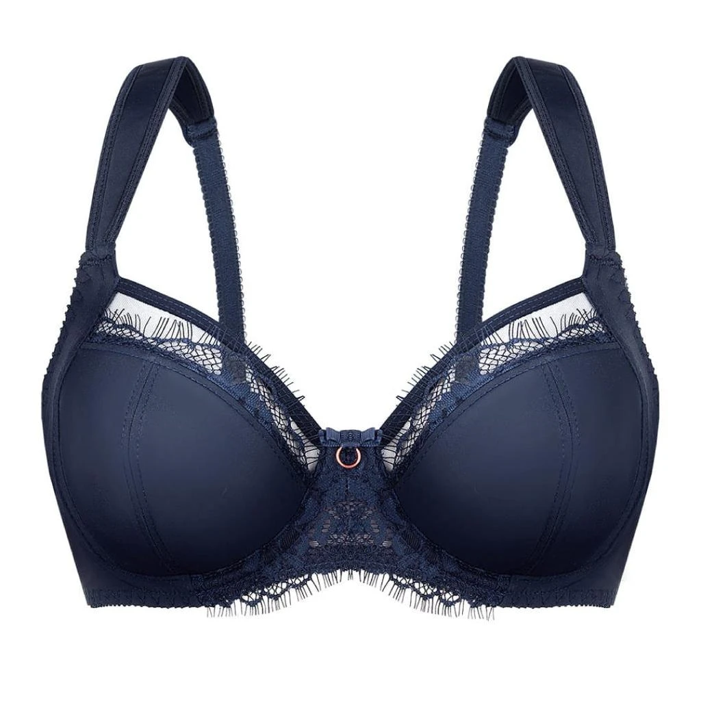 TRUEDAMES Full Figure Lace Bra 2
