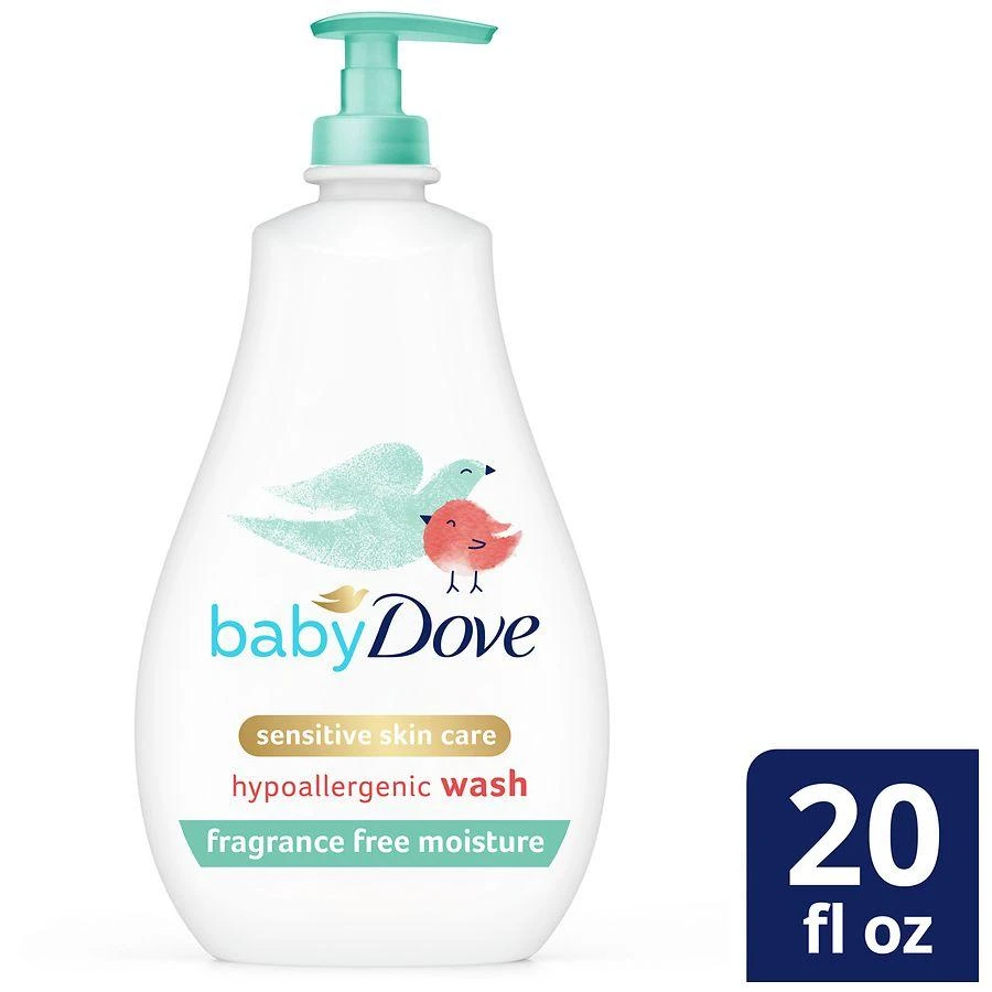 Dove Baby Wash Moisture Fragrance Free 3