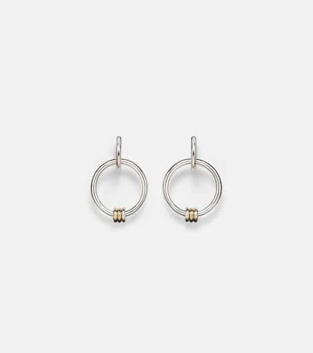 Spinelli Kilcollin Sirius Versa sterling silver and 18kt gold hoop earrings