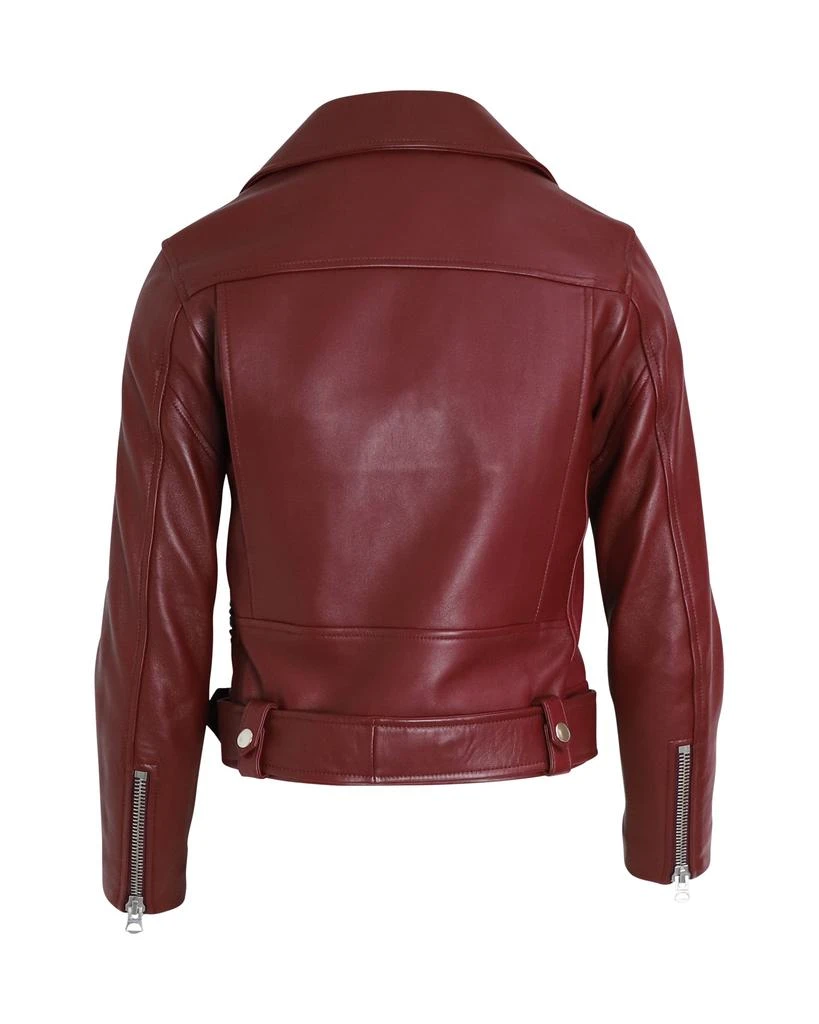 Acne Studios Biker Jacket in Red Leather 2