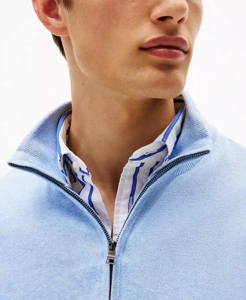 Tommy Hilfiger Men's Essential Quarter-Zip Pullover Knit Sweater 3